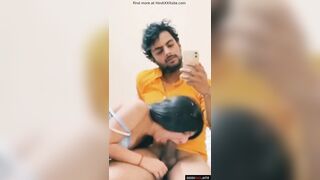 प्रिया भाभी ने प्रेमिक का काला लंड चूसा सेल्फी वीडियो में